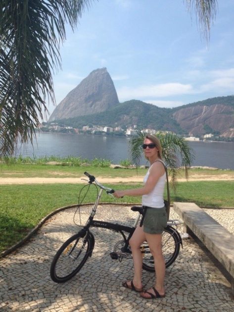 Rio by Bike fietstocht door Rio de Janeiro - Flamenco Beach Irene Hummel