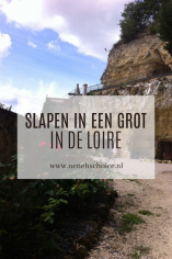 Slapen in een grot in de Loire, Frankrijk