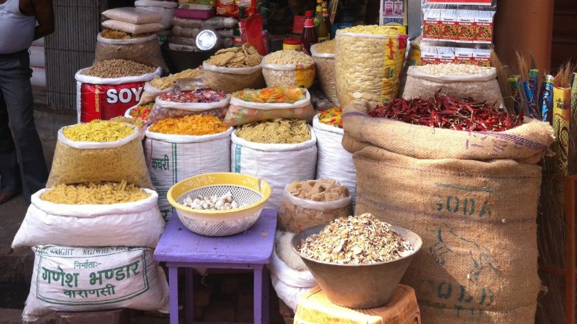 Spice Market in Delhi, India