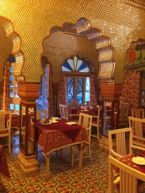 Bissau Palace Jaipur eetzaal