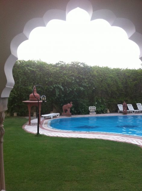 Bissau Palace Jaipur tuin