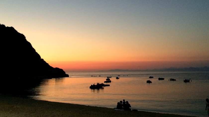 Agios Nikitas Beach, Levkas, sunset