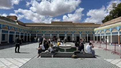 Bahia Palace binnenplaats Marrakech Marokko