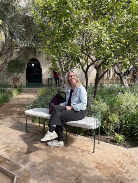 Le Jardin Secret Marrakech Marokko Irene