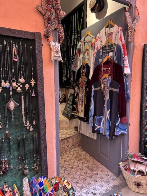 Soukhs Marrakech souvenirswinkeltjes
