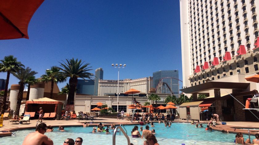 Excalibur zwembad Las Vegas Nevada, Amerika