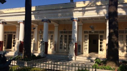Achilleion Corfu, filmlocatie For Your Eyes Only, James Bond