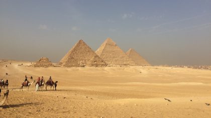 Piramides van Gizeh, Cairo, Egypte