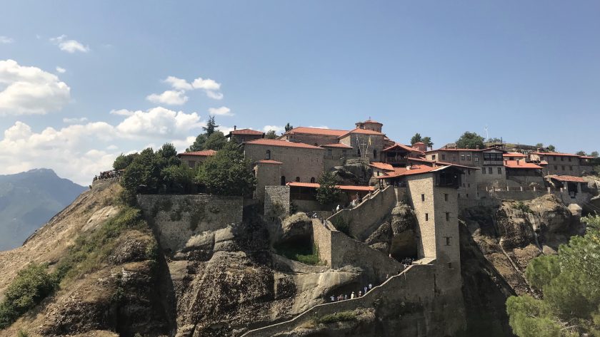 Meteora kloosters op het Griekse vasteland