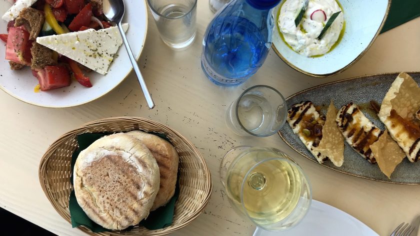 Restaurant Avra in Parga eten typisch Griekse lunch