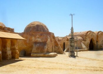 Mos Espa Chott-el-Djerid, Tunesië, filmlocaties Star Wars