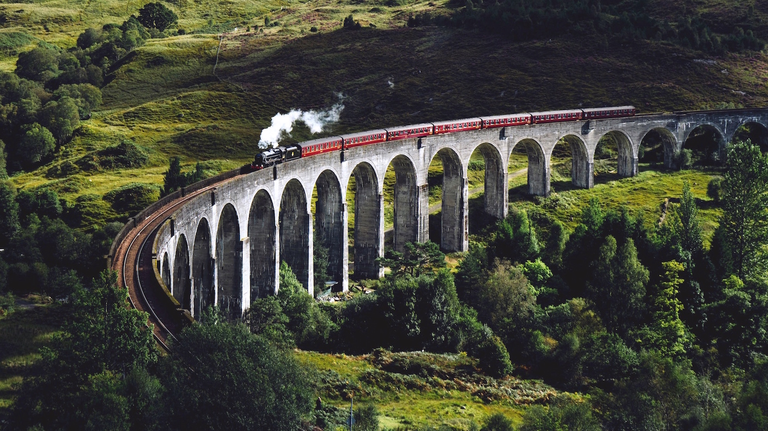 glenfinnan viaduct, glenfinnan, Schotland