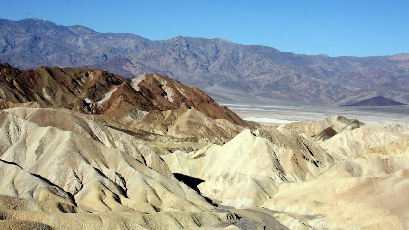 de mooiste nationale parken in Amerika: Death Valley National Park, Zabriskie Point, Californië, Amerika