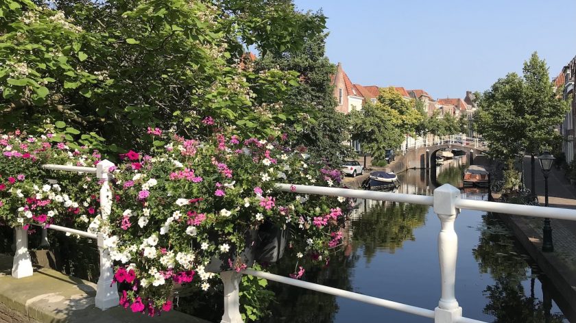 Singelpark wandelroute Leiden, Nederland