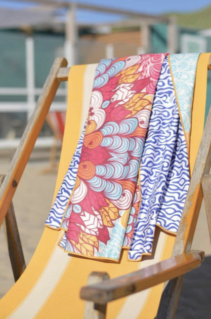 Duurzame reisartikelen - Handdoek gerecycled plastic