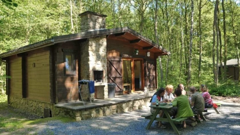 Natuurhuisjes in de Belgische Ardennen - Eenvoudige blokhut Viroinval Belgische Ardennen