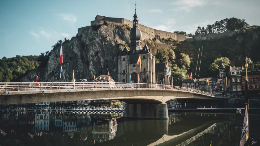 Dinant skyline Ardennen, België