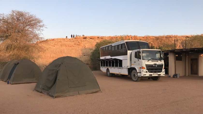 Safari in Afrika - Solitaire camping Namibië