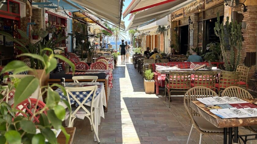 Agia Galini Kreta straat Melody Boy