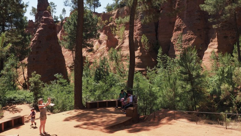Le sentier des ochres Roussillon Provence