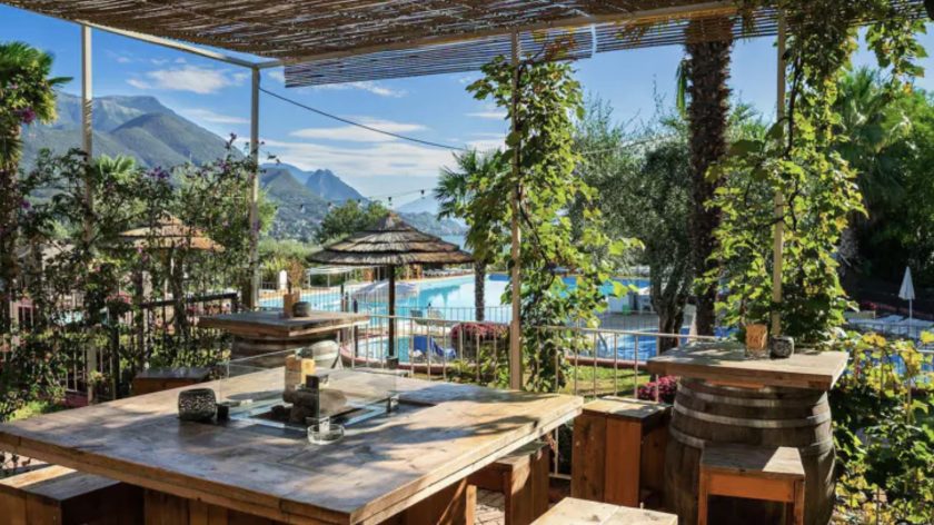 Favoriete campings aan het Gardameer: Camping weekend terras, Italië