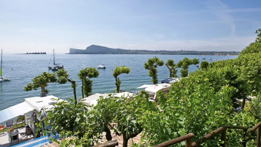 Campings aan het Gardameer Camping Ideal Molino uitzicht Gardameer 1