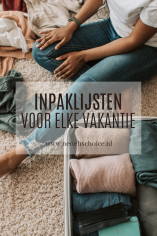 Inpaklijsten voor elke vakantie