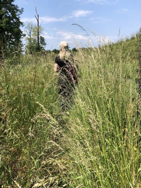 Klompenpad Rhenoijschepad Irene gras