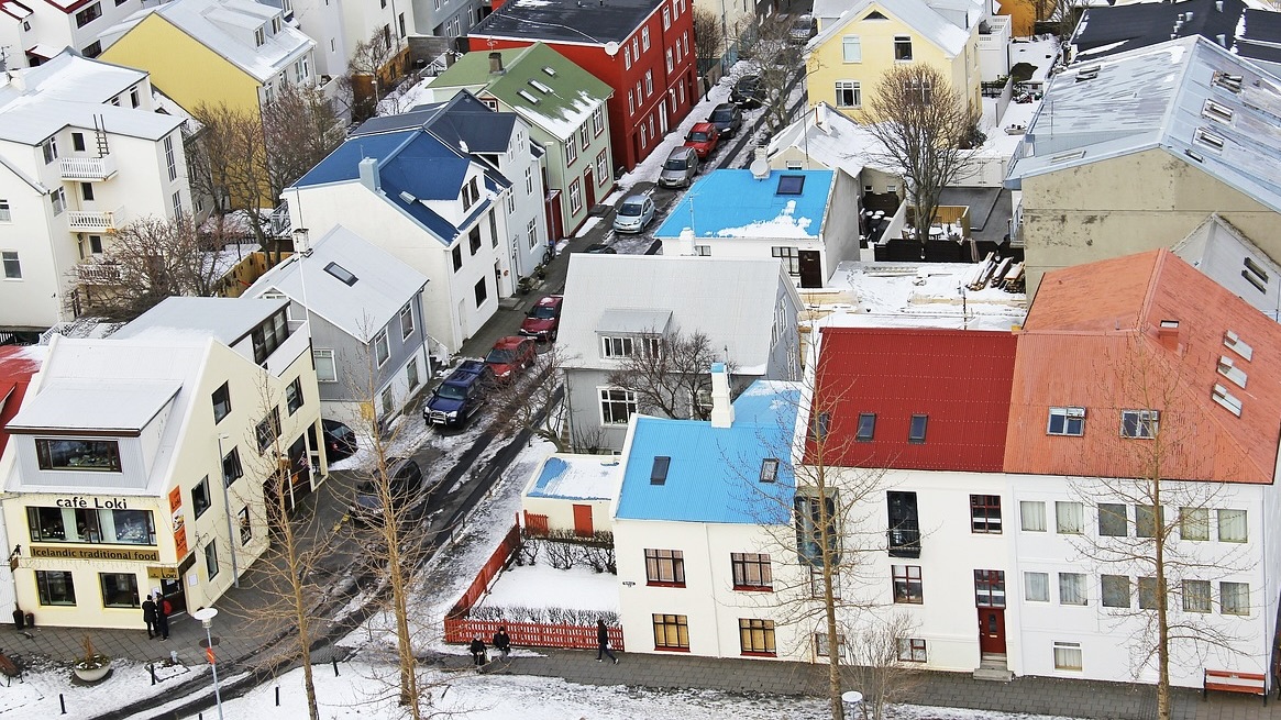 Reykjavik IJsland winter