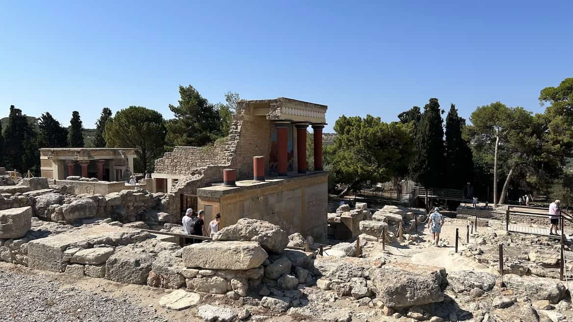 Knossos Kreta noordelijke ingang 2