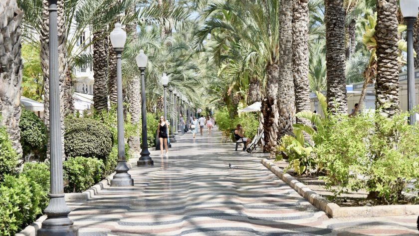 Benidorm Costa Blanca boulevard Spanje