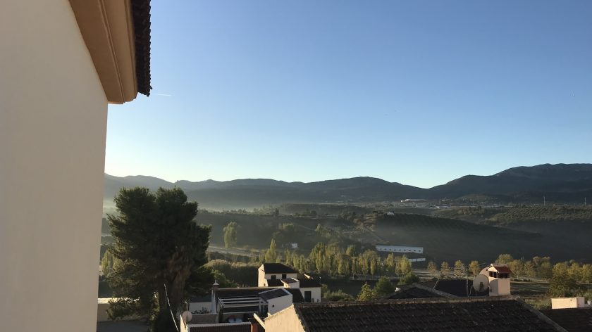Ronda Mirador la hoya del tajo Andalusië Spanje