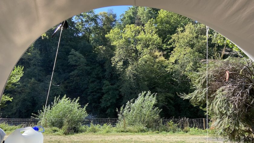 Camping Les Murets België Esneux tent