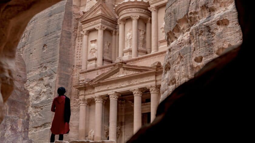 Petra Jordanië vrouw