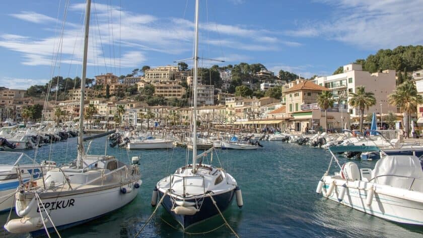 Port de Sóller op Mallorca haven