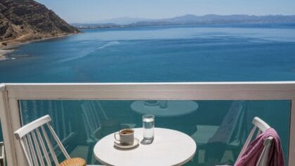 Accommodaties Agia Galini Kreta - Galini Mare balkon