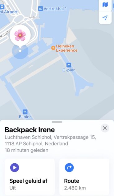 AirTag find my iphone app