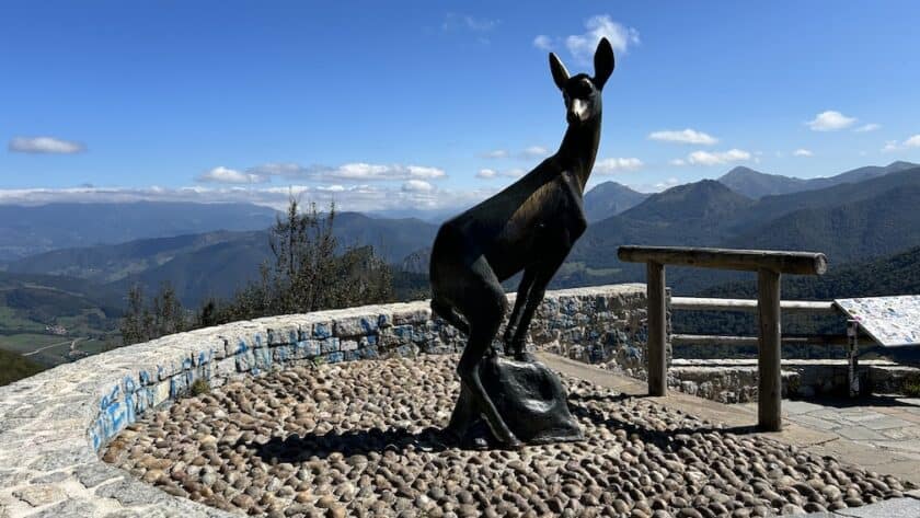 Mirador del Corzo Picos de Europa in Spanje, uitkijkpunt hert