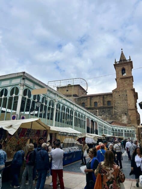 Oviedo Asturië Spanje overdekte markt