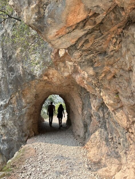 Ruta del Cares Picos de Europa Spanje tunnel