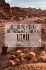 mooiste plekken bezienswaardigheden in Utah