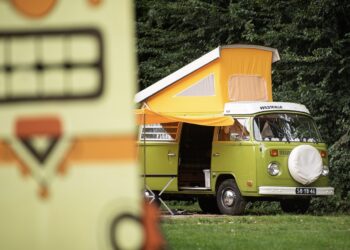 Kampeerterrein de Lieveling retro volkswagen camper