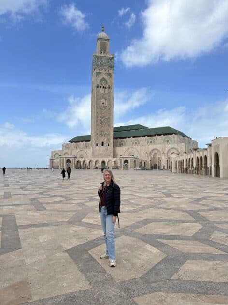 Casablanca Hassan II moskee plein irene hummel