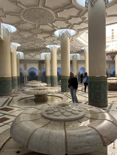 Casablanca Hassan II moskee wasruimte irene hummel