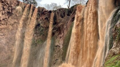 Ouzoud Watervallen in Marokko uitkijk plateau
