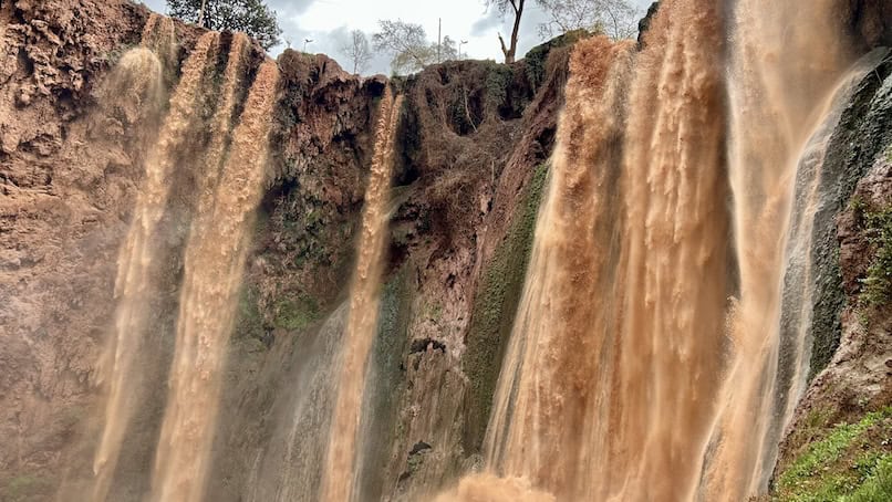 Ouzoud Watervallen in Marokko uitkijk plateau