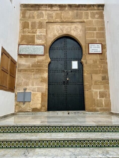 Rabat Kasbah Oudayas poort trap