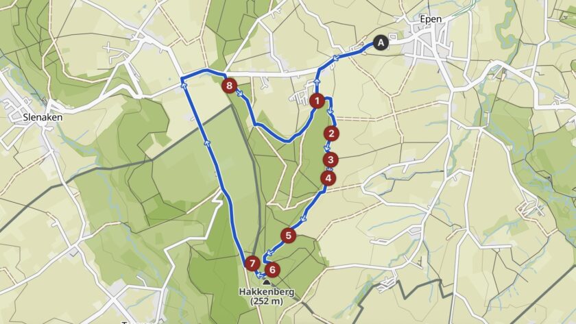 Wandelen in Epen - Hakkenberg vanuit Epen