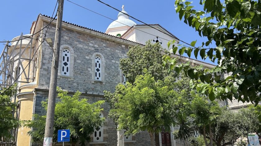 Kokkari op Samos Agios Nikolaoskerk