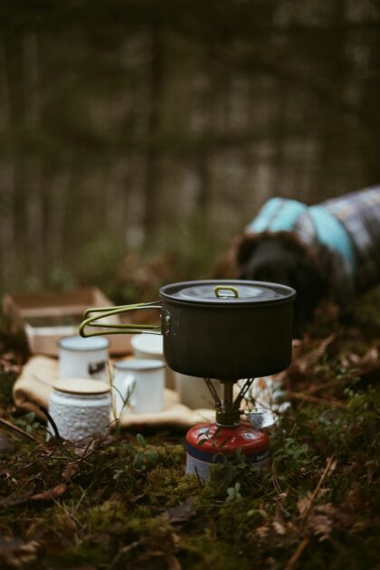 Camping recepten: 9 makkelijke eenpansgerechten als je gaat kamperen - pan op camping kooktoestel 